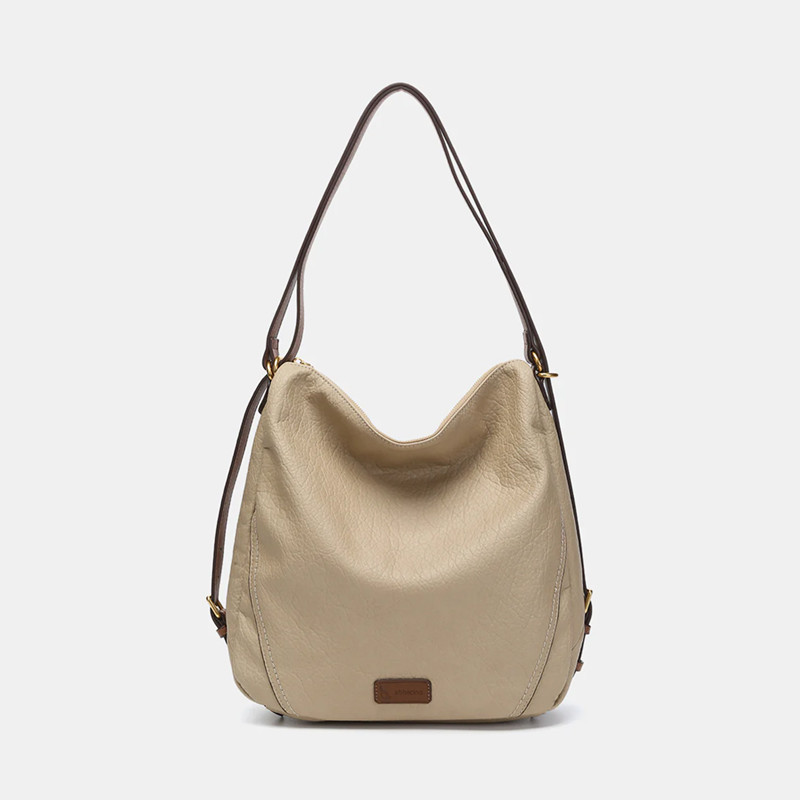 BOLSO MOCHILA ARDA ABBACINO - BEIGE