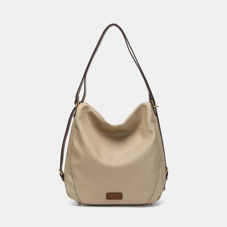 BOLSO MOCHILA ARDA ABBACINO - BEIGE