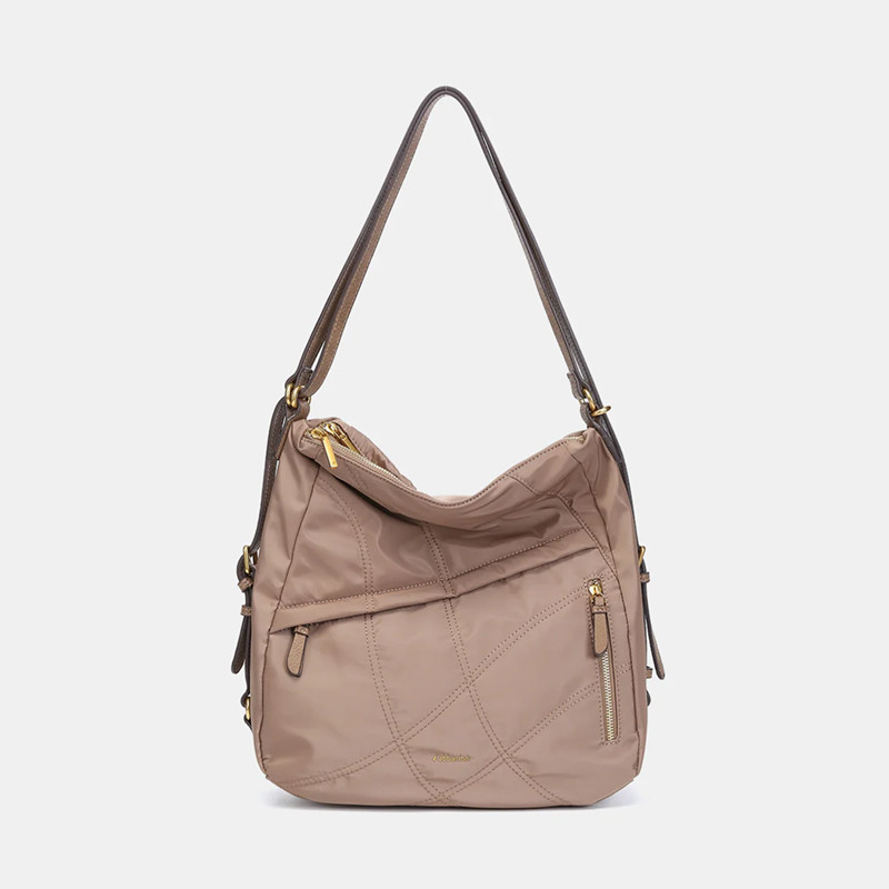 BOLSO MOCHILA NINA ABBACINO - CAMEL