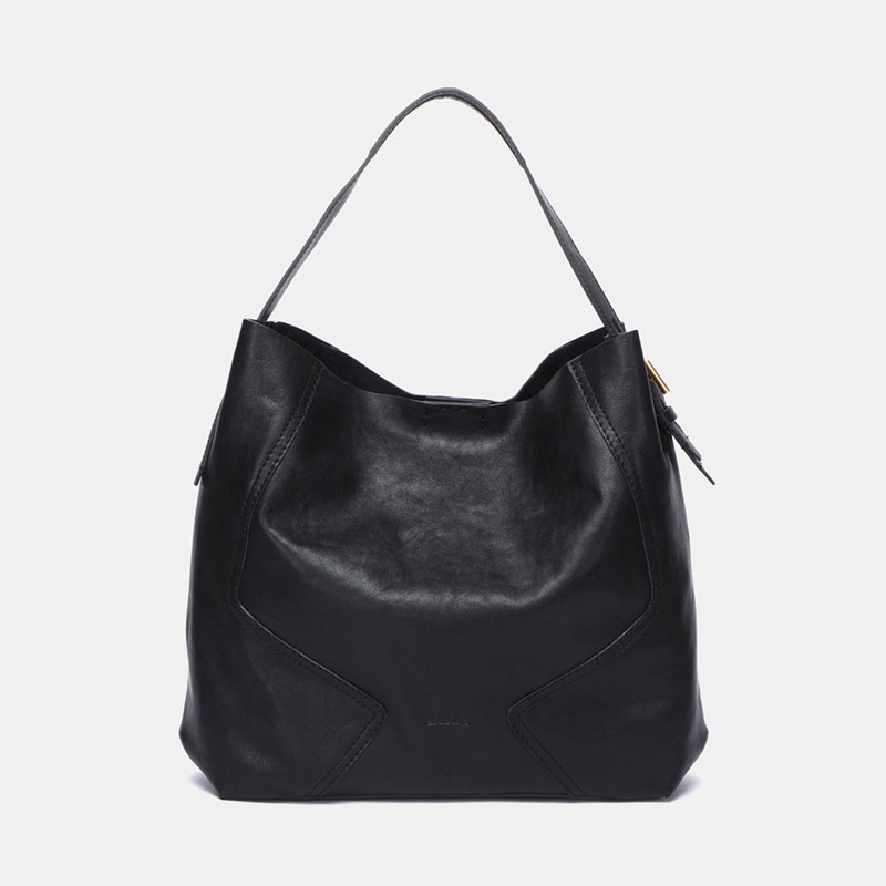 BOLSO DE HOMBRO PREMIUM ABBACINO - NEGRO