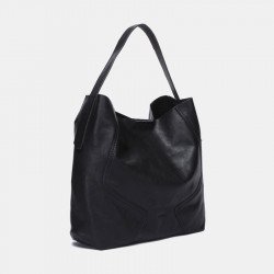 BOLSO DE HOMBRO PREMIUM ABBACINO - NEGRO