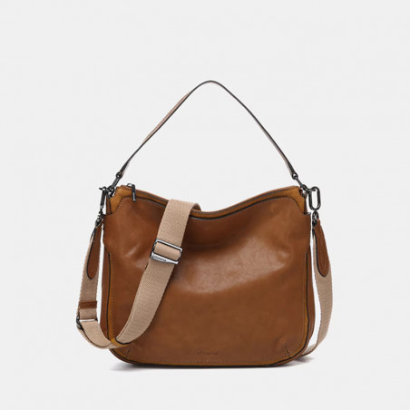 BOLSO DE HOMBRO OCEANS DIARY ABBACINO - COGNAC