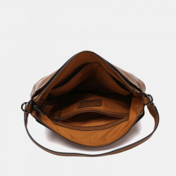 BOLSO DE HOMBRO OCEANS DIARY ABBACINO - COGNAC