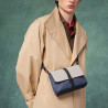 BOLSO BANDOLERA SPLÄSH CROSSBODY GASTON LUGA - DARK BLUE / TAUPE