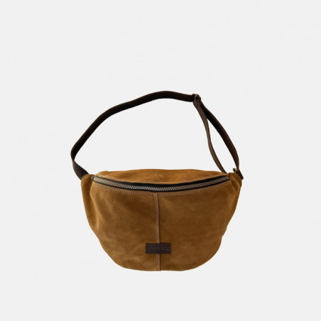 BANDOLERA RIÑONERA ZOE CUIROTS AW5148 - CAMEL