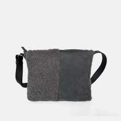 BOLSO BANDOLERA PATCHWORK CUIROTS AW5129 - GRIS