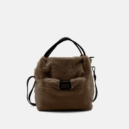 BOLSO DE MANO MEDIANO GROSSETO CUIROTS AW5034 - TAUPE