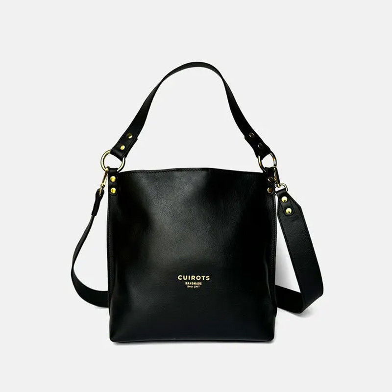 BOLSO DE HOMBRO DAMITA CUIROTS AW5008 - NEGRO