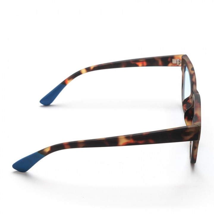 GAFAS GIOVANNI OKKIA - HABANA Y AZUL (LENTES AZULES)