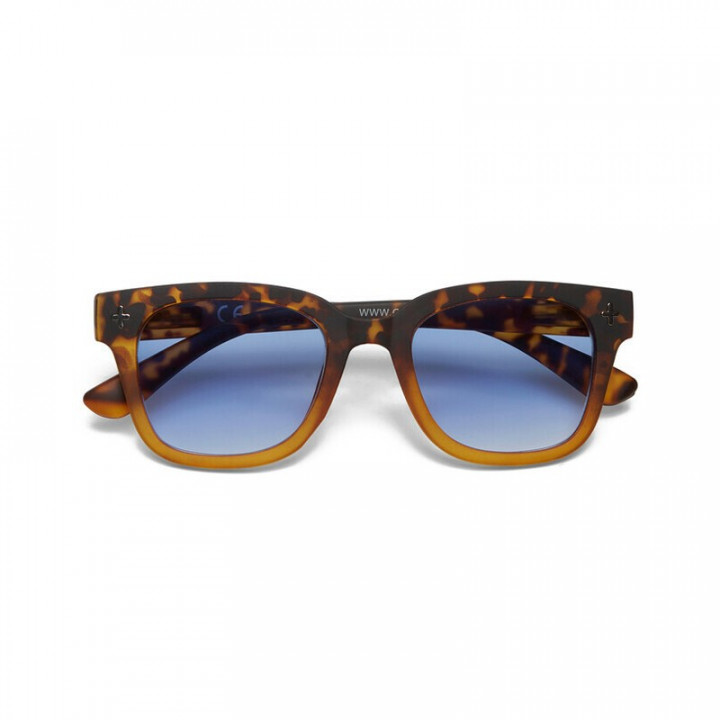 GAFAS GIOVANNI OKKIA - HABANA Y AMARILLO (LENTES AZULES)