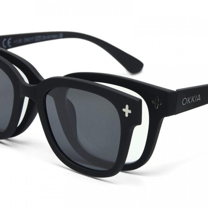 MAGMASK CLIP-ON GIOVANNI OKKIA - NEGRO