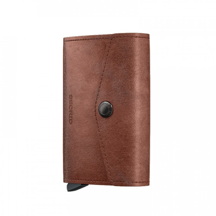 ENVELOPE WALLET VINTAGE SECRID - COGNAC
