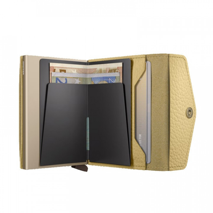 ENVELOPE WALLET PEBBLE SECRID - BUTTER YELLOW