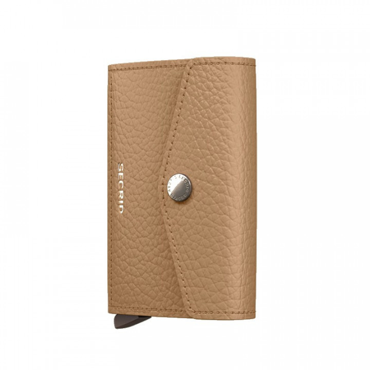 ENVELOPE WALLET PEBBLE SECRID - CAPUCCINO