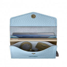 ENVELOPE WALLET PEBBLE SECRID - ICE BLUE