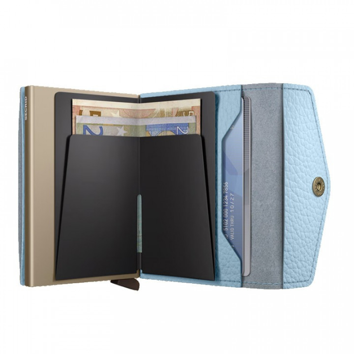 ENVELOPE WALLET PEBBLE SECRID - ICE BLUE
