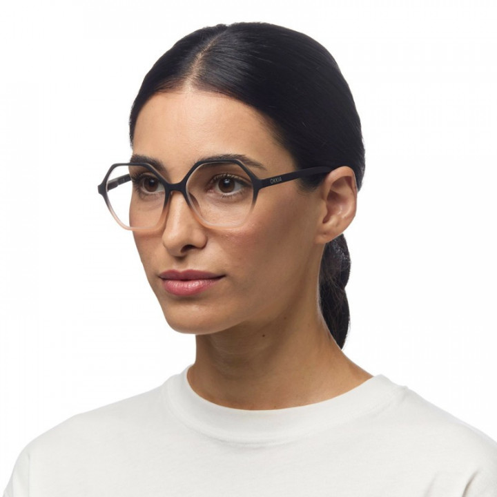 GAFAS DE LECTURA VENEZIA OKKIA - NEGRO Y ROSA