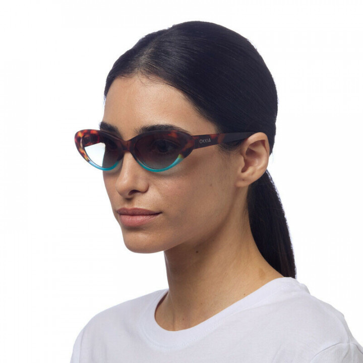 GAFAS LINA SMALL CAT EYE OKKIA - COLOR Y HABANA