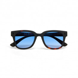 GAFAS GIOVANNI OKKIA - HAVANA BLACK (LENTES AZULES)