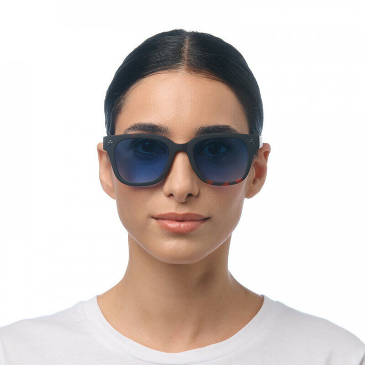 GAFAS GIOVANNI OKKIA - HAVANA BLACK (LENTES AZULES)