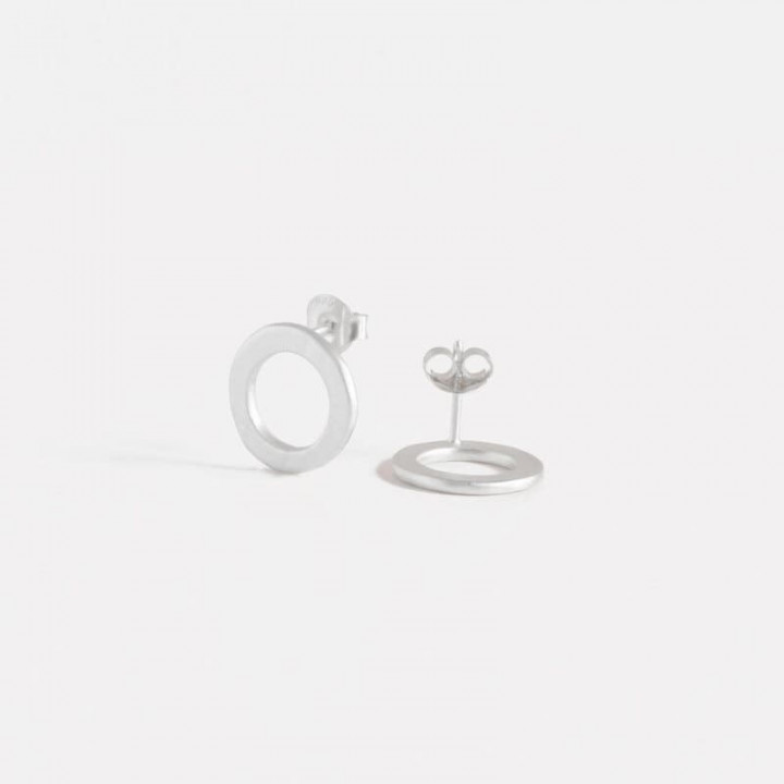PENDIENTE CIRCULAR ARETES LA CALA S SUSI CALA - PLATA