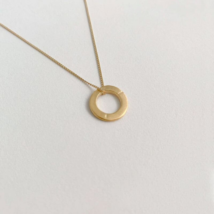 COLLAR CON CIRCULO S GALA SUSI CALA - ORO
