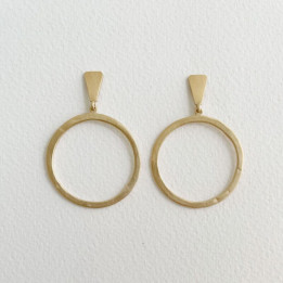 PENDIENTE DE ARO CON FORMA DE L LA CALA SUSI CALA - ORO