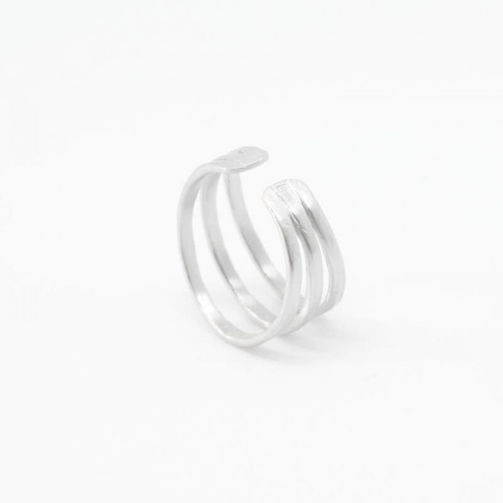 ANILLO TRIPLE SOPHIE SUSI CALA - PLATA