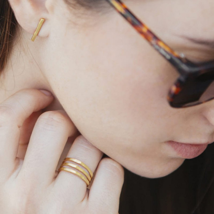 ANILLO TRIPLE SOPHIE SUSI CALA - ORO