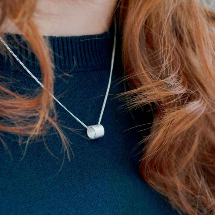 COLGANTE TRIPLE SOPHIE SUSI CALA - PLATA