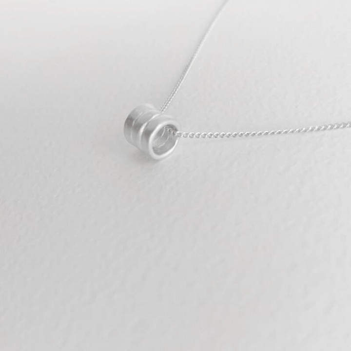 COLGANTE TRIPLE SOPHIE SUSI CALA - PLATA