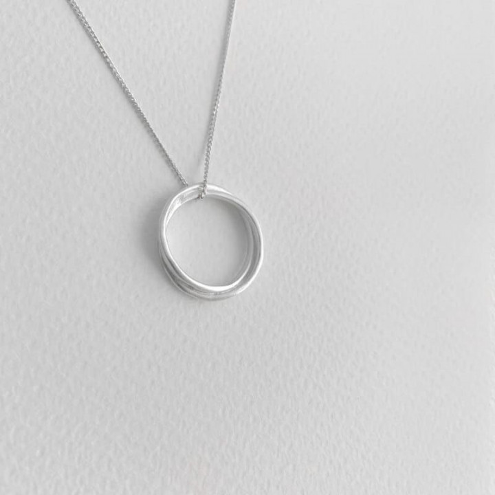COLGANTE TWIN M SOPHIE SUSI CALA - PLATA