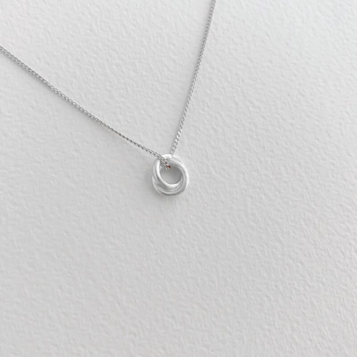 COLGANTE TWIN XS SOPHIE SUSI CALA - PLATA