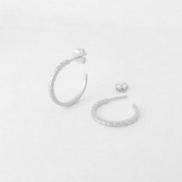 PENDIENTES AROS CAMU SUSI CALA – PLATA