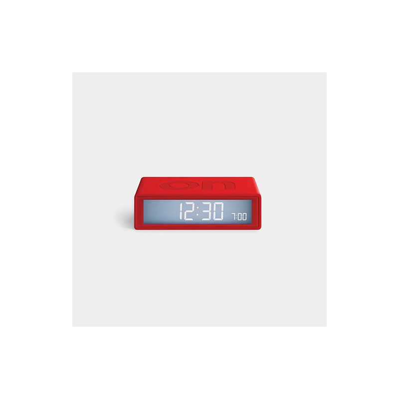 DESPERTADOR FLIP MINI LEXON - ROJO