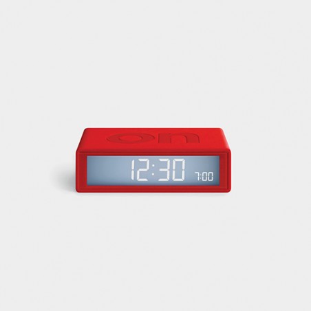 DESPERTADOR FLIP MINI LEXON - ROJO