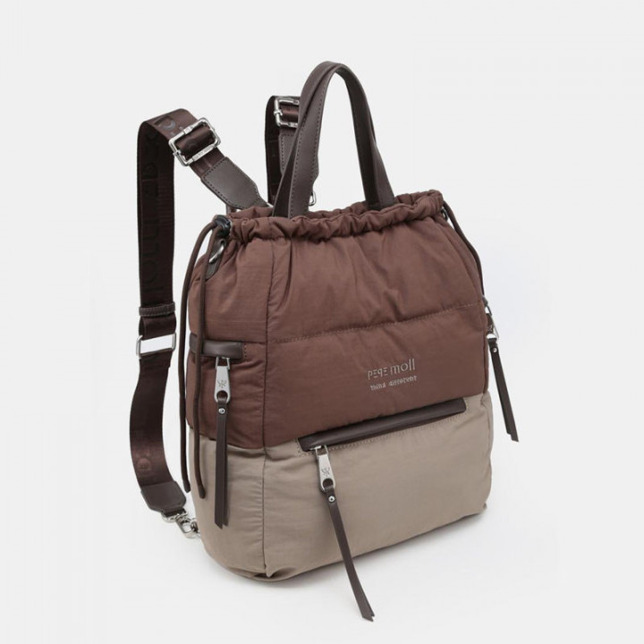 BOLSO MOCHILA GAIA PEPE MOLL 262342 - BROWN