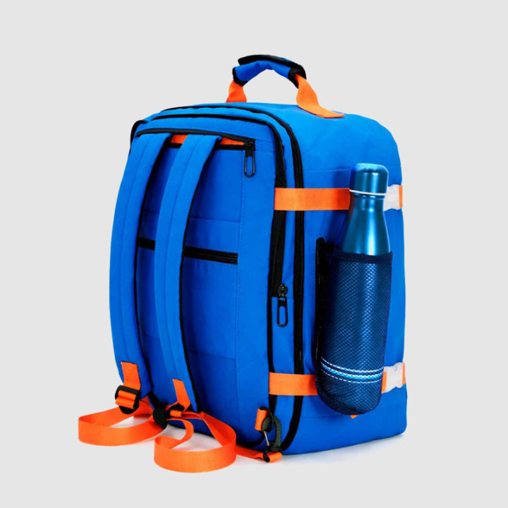 MOCHILA UNDERSEAT BIENOTI 403020 - AZUL / NARANJA