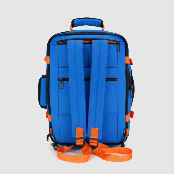 MOCHILA UNDERSEAT BIENOTI 403020 - AZUL / NARANJA