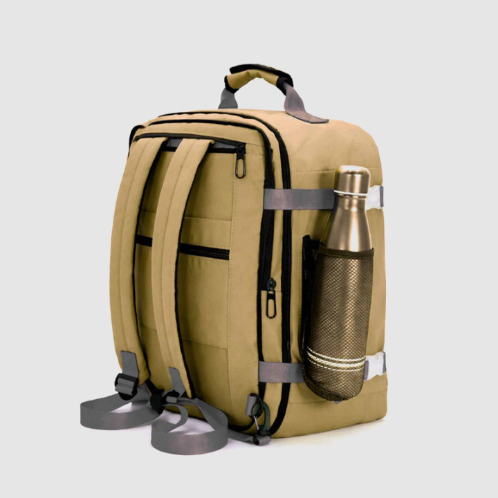 MOCHILA UNDERSEAT BIENOTI 403020 - BEIGE / GRIS