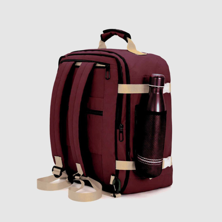 MOCHILA UNDERSEAT BIENOTI 403020 - GRANATE / BEIGE