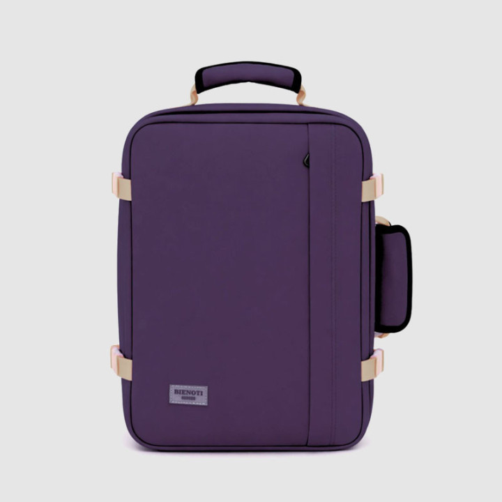 MOCHILA UNDERSEAT BIENOTI 403020 - LILA OSCURO / BEIGE