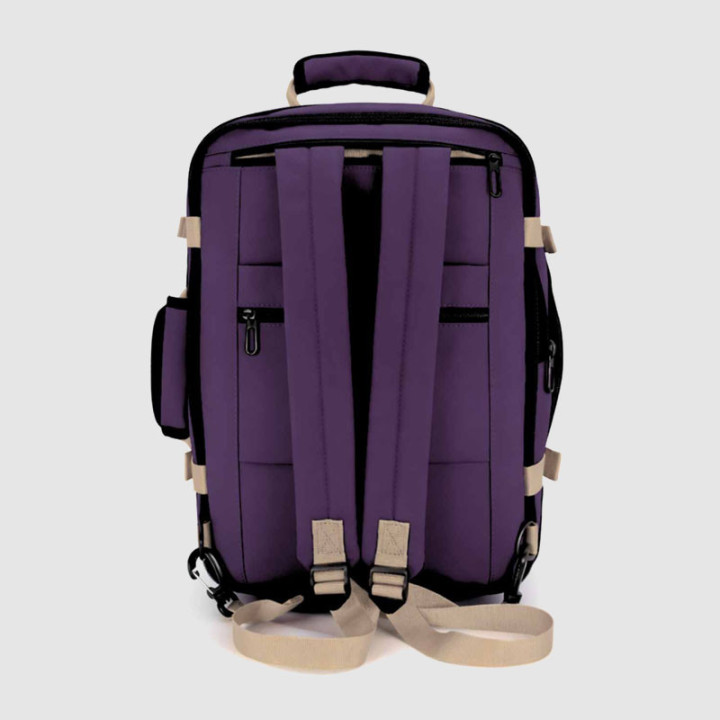 MOCHILA UNDERSEAT BIENOTI 403020 - LILA OSCURO / BEIGE