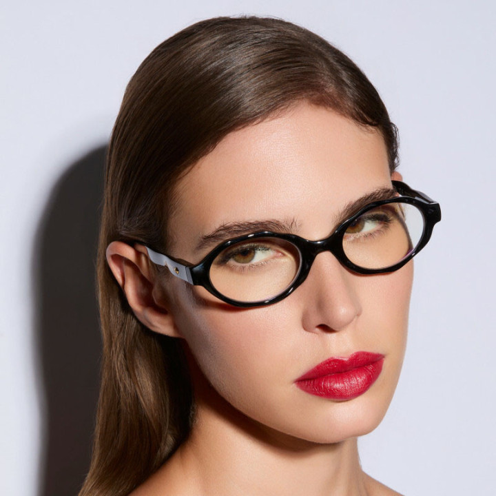 GAFAS DE LECTURA GAIA SELETTI X OKKIA - NEGRO