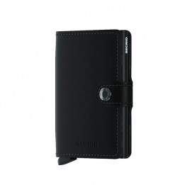 MINIWALLET MATTE SECRID - BLACK