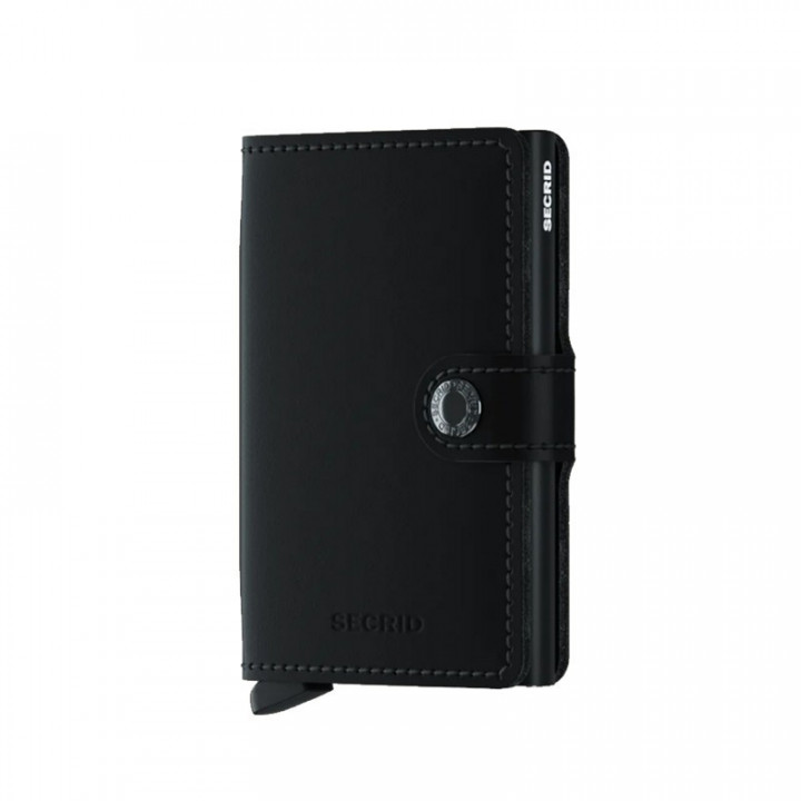 MINIWALLET MATTE SECRID - BLACK