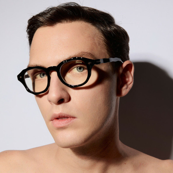 GAFAS DE LECTURA JAMES SELETTI X OKKIA - NEGRO