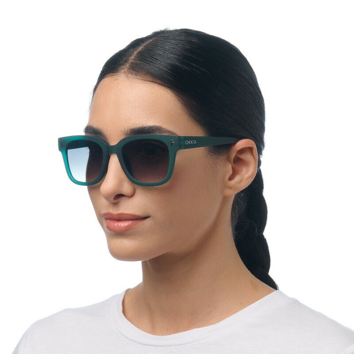 GAFAS GIOVANNI OKKIA - TRANSPARENTE VERDE