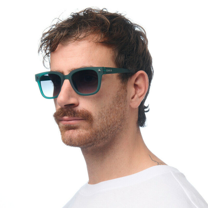 GAFAS GIOVANNI OKKIA - TRANSPARENTE VERDE