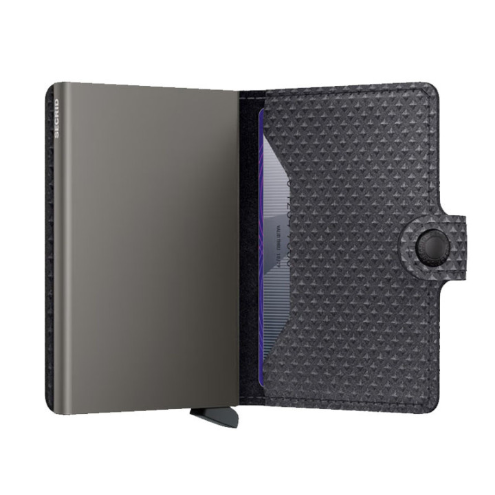 MINIWALLET PYRAMID SECRID - GREY